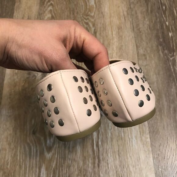 Rue 21 wild diva blush pink studded pointed toe ballet flats womens shoes 6 New - Picture 5 of 8